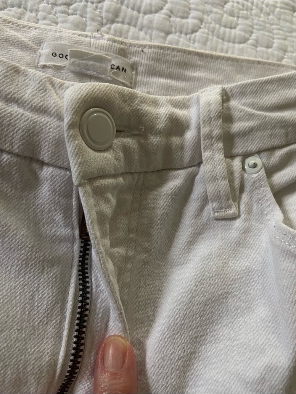 Good American White Wide-Leg Jeans Size 14/32 (fits like a size 8/10) - Picture 6 of 15